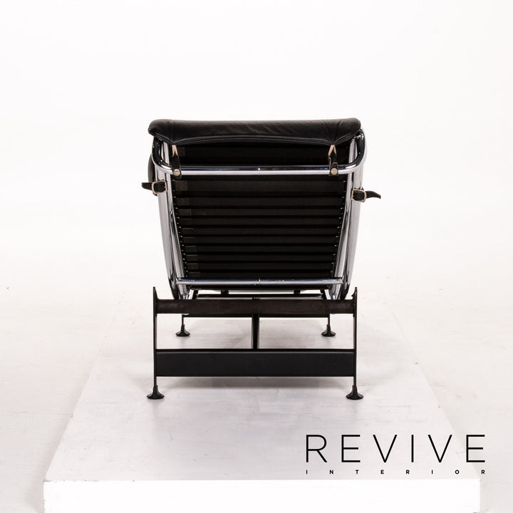 Cassina Le Corbusier LC 4 Leder Liege Schwarz Relaxliege Relaxfunktion Funktion #13774