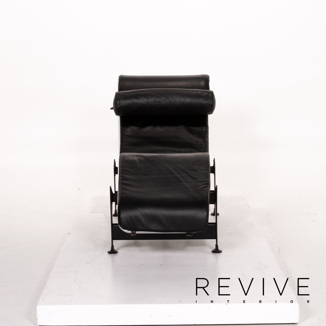 Cassina Le Corbusier LC 4 Leder Liege Schwarz Relaxliege Relaxfunktion Funktion #13774