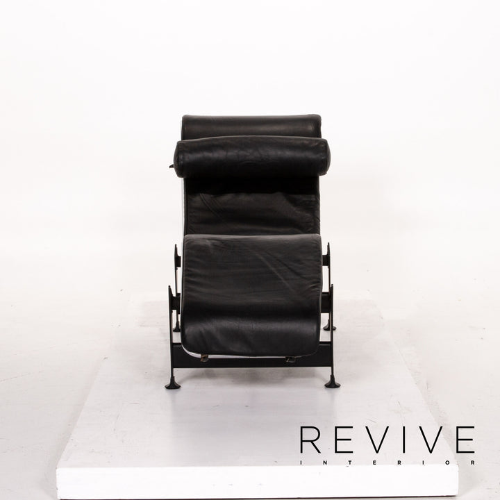Cassina Le Corbusier LC 4 Leder Liege Schwarz Relaxliege Relaxfunktion Funktion #13774