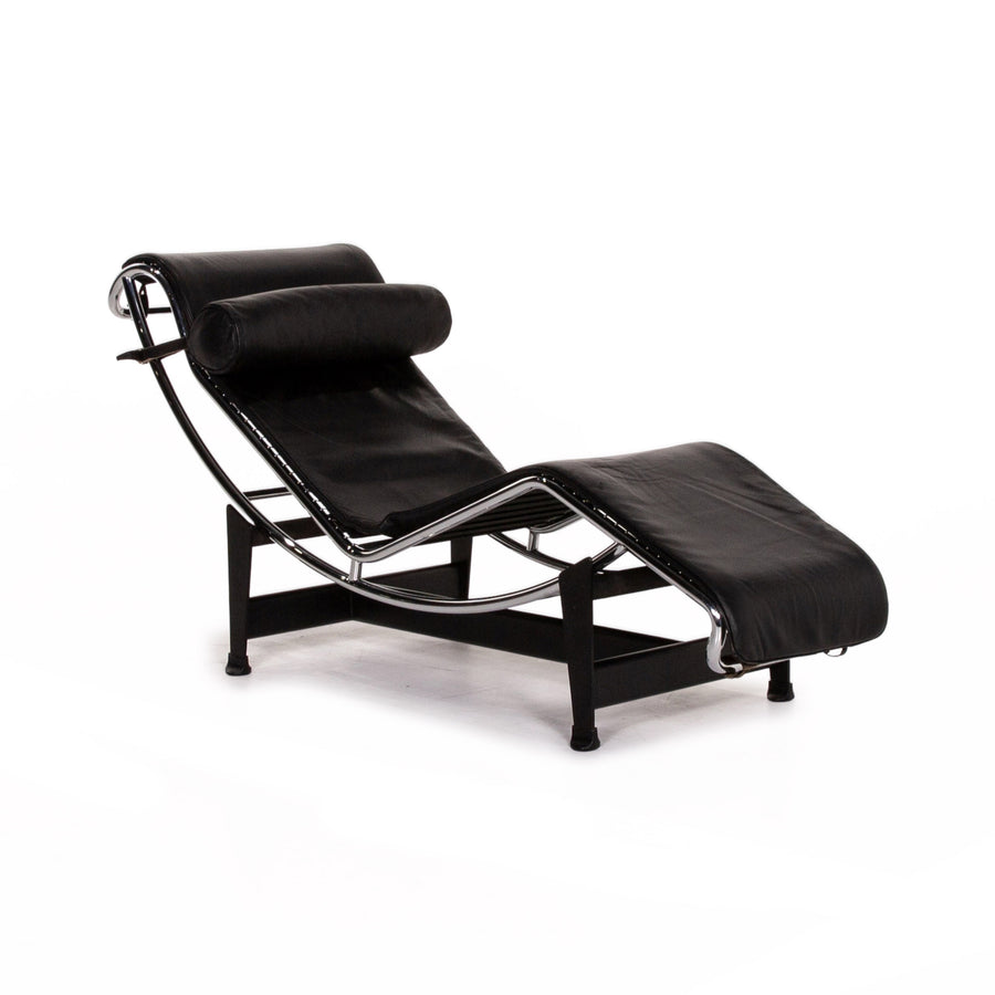 Cassina Le Corbusier LC 4 Leder Liege Schwarz Relaxliege Relaxfunktion Funktion #13774
