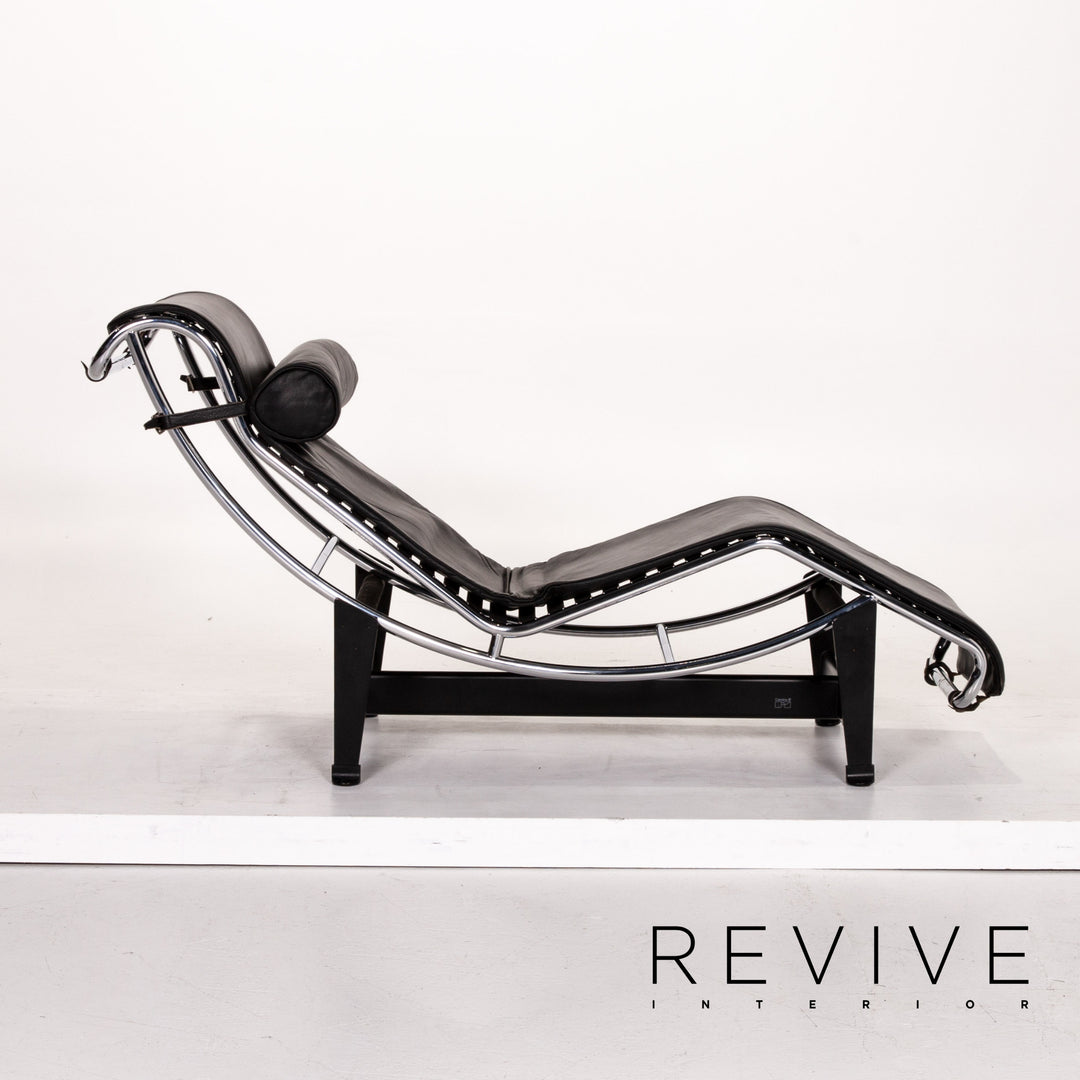 Cassina Le Corbusier LC 4 Leder Liege Schwarz Relaxliege Relaxfunktion Funktion #13774