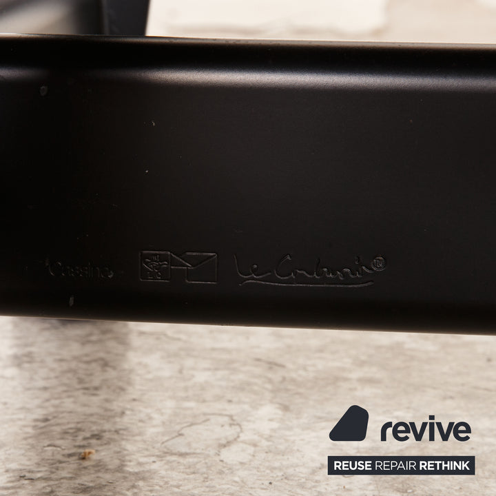 Cassina Le Corbusier LC 4 Leder Liege Schwarz Relaxliege Relaxfunktion Funktion