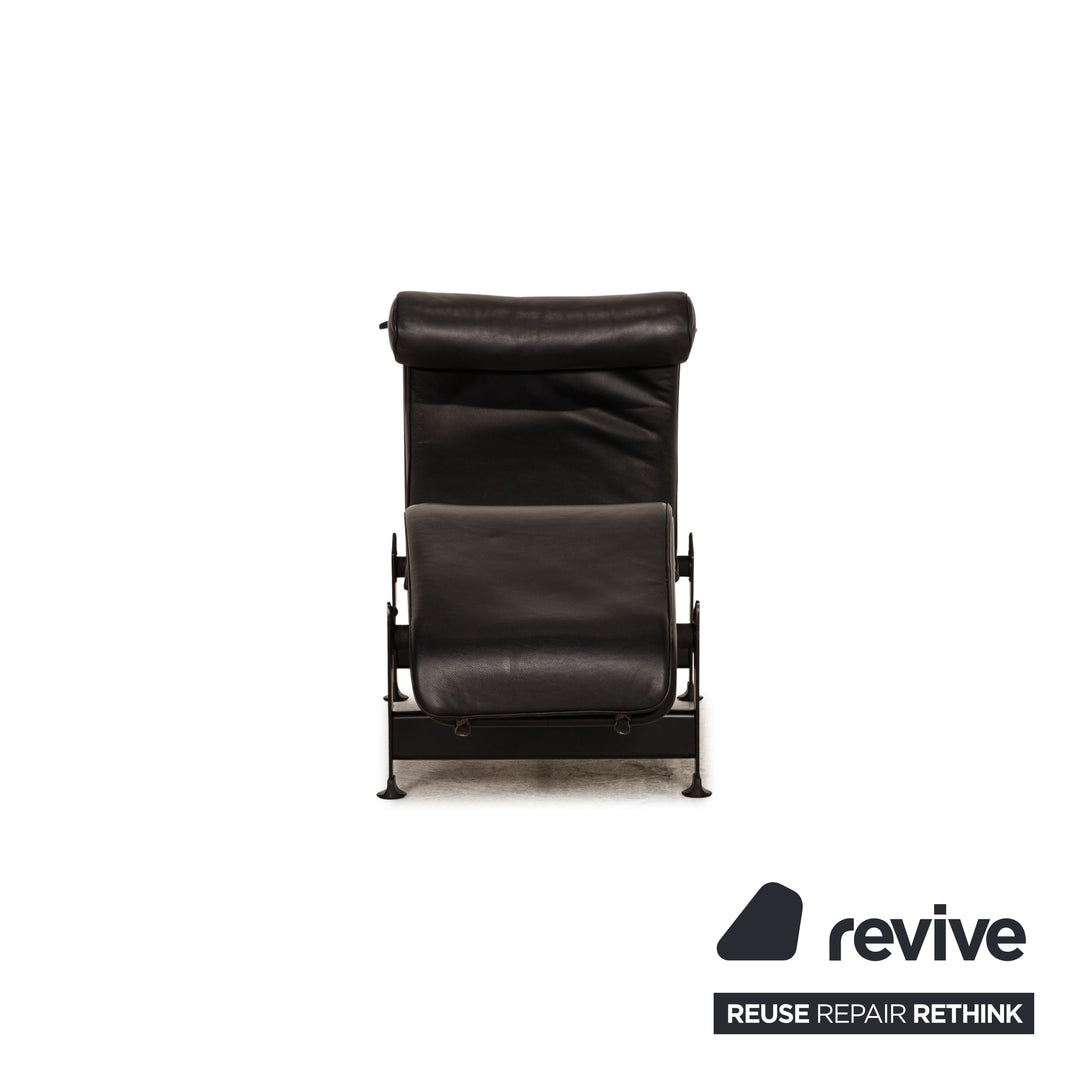 Cassina Le Corbusier LC 4 Leder Liege Schwarz Relaxliege Relaxfunktion Funktion