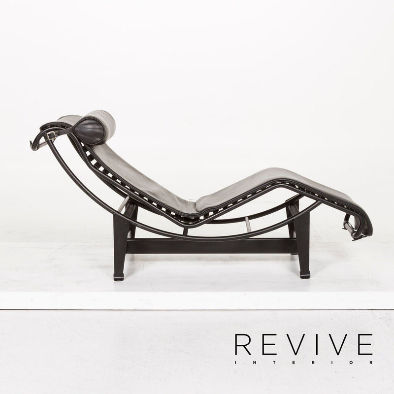 Cassina Le Corbusier LC 4 Leder Liege Schwarz Relaxliege Relaxfunktion Funktion 