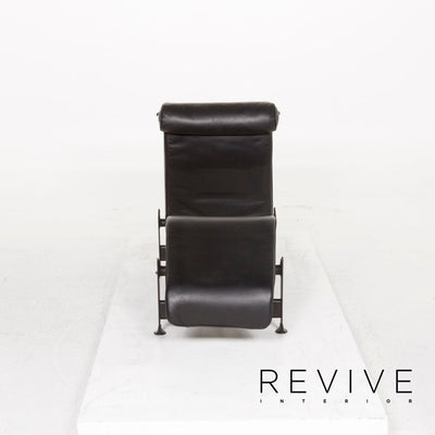 Cassina Le Corbusier LC 4 Leder Liege Schwarz Relaxliege Relaxfunktion Funktion #12957