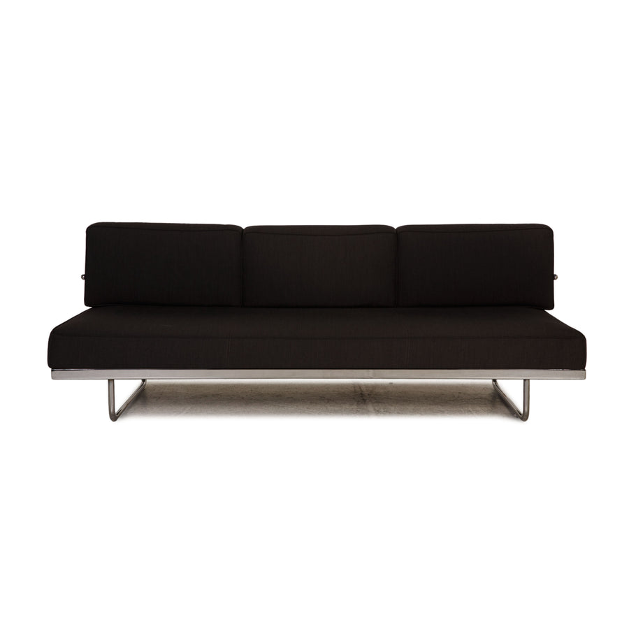 Cassina Le Corbusier LC 5 Stoff Sofa Anthrazit Dreisitzer Couch Funktion
