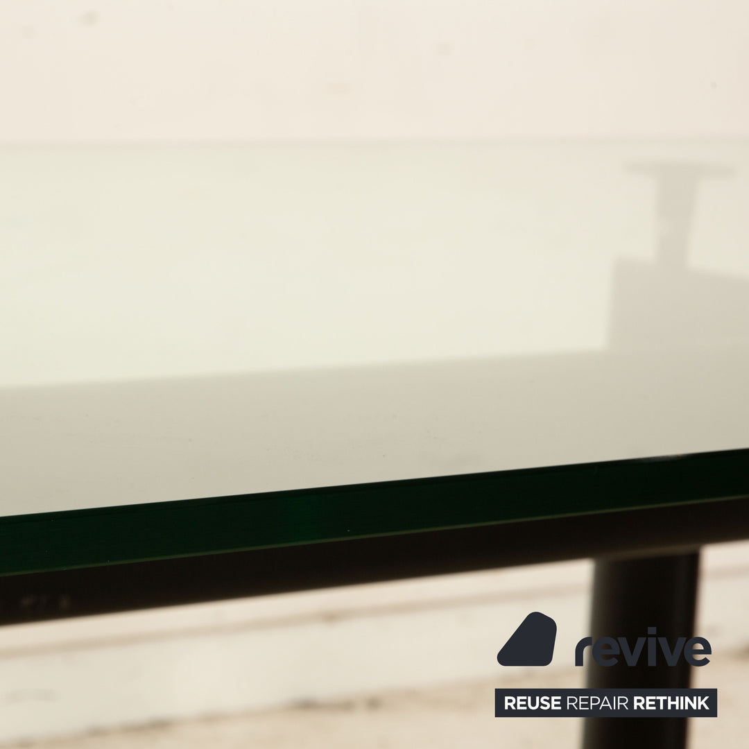 Cassina Le Corbusier LC 6 Glas Esstisch Schwarz