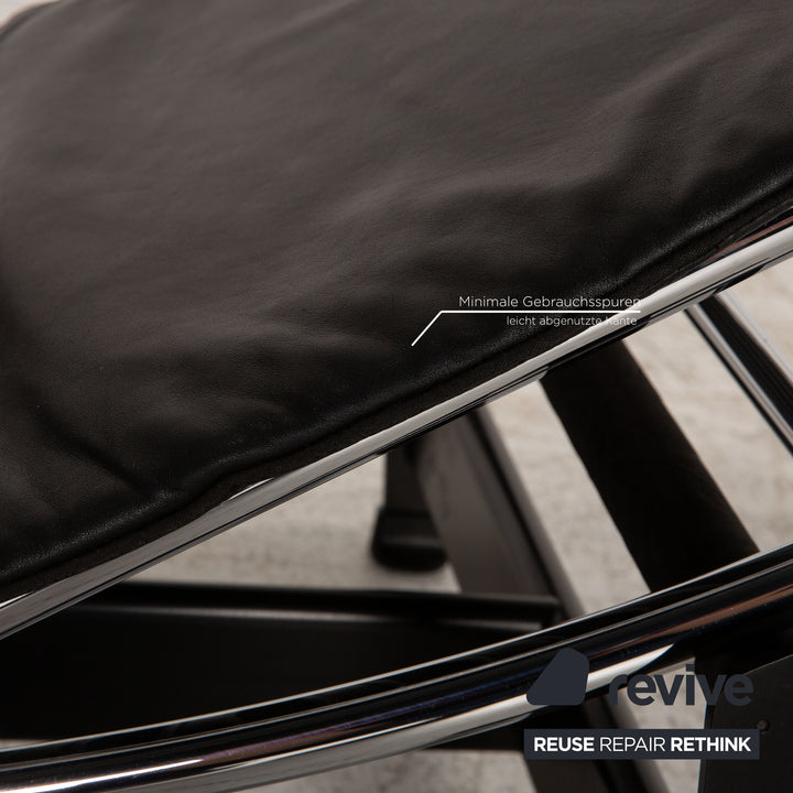 Cassina Le Corbusier LC4 Liege Leder Schwarz Bauhaus Nummer 7008
