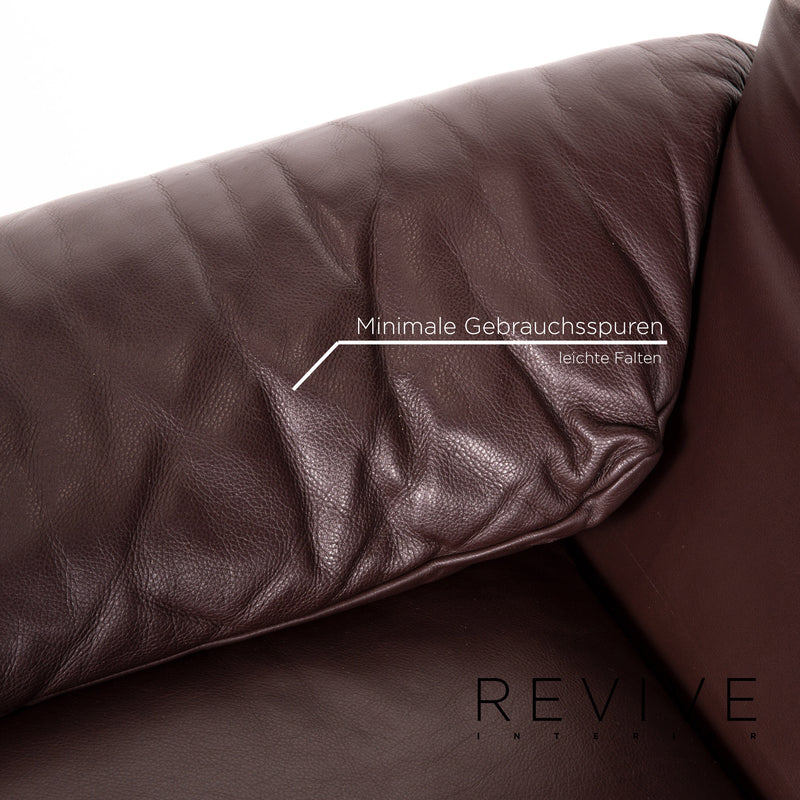 Cassina Maralunga Leder Sessel Braun Dunkelbraun Funktion 
