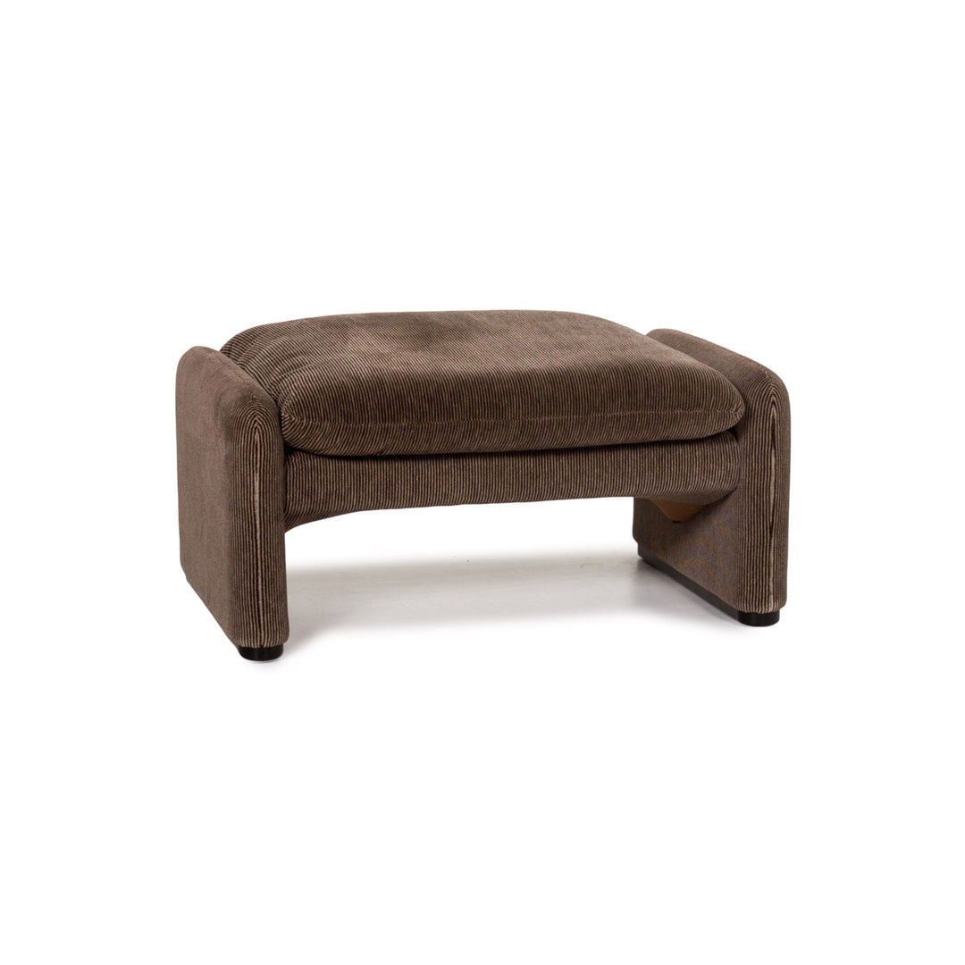 Cassina Maralunga Stoff Hocker Braun #13300