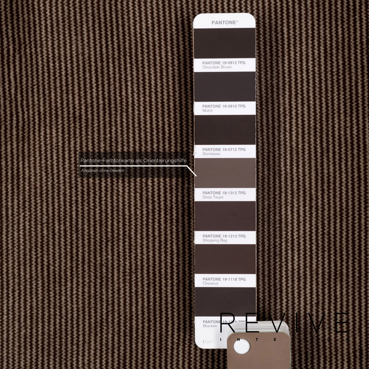 Cassina Maralunga Stoff Hocker Braun #13300