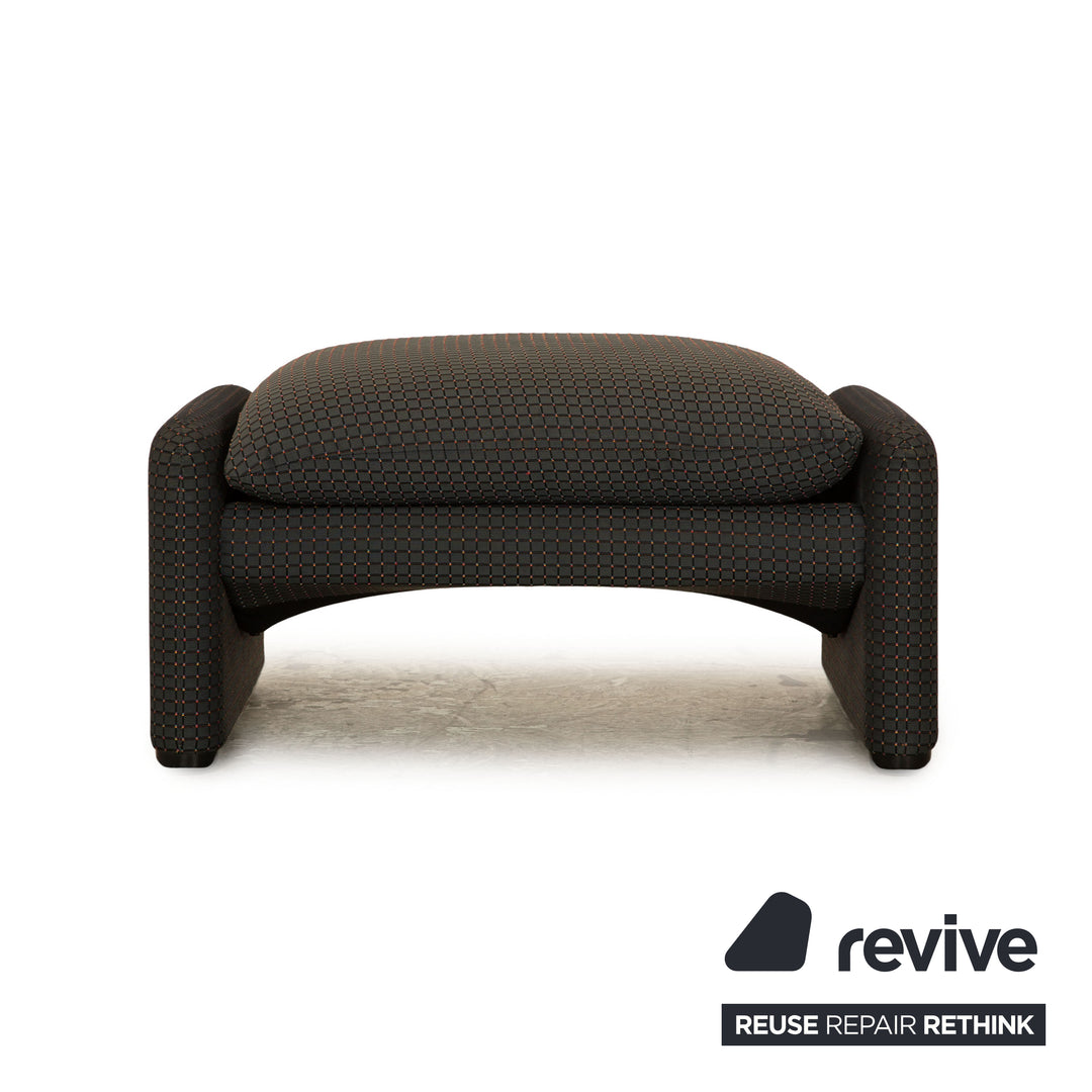 Cassina Maralunga Stoff Hocker Grau