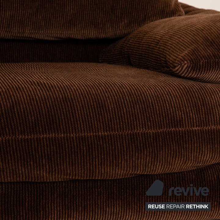 Cassina Maralunga Stoff Sessel Braun manuelle Funktion