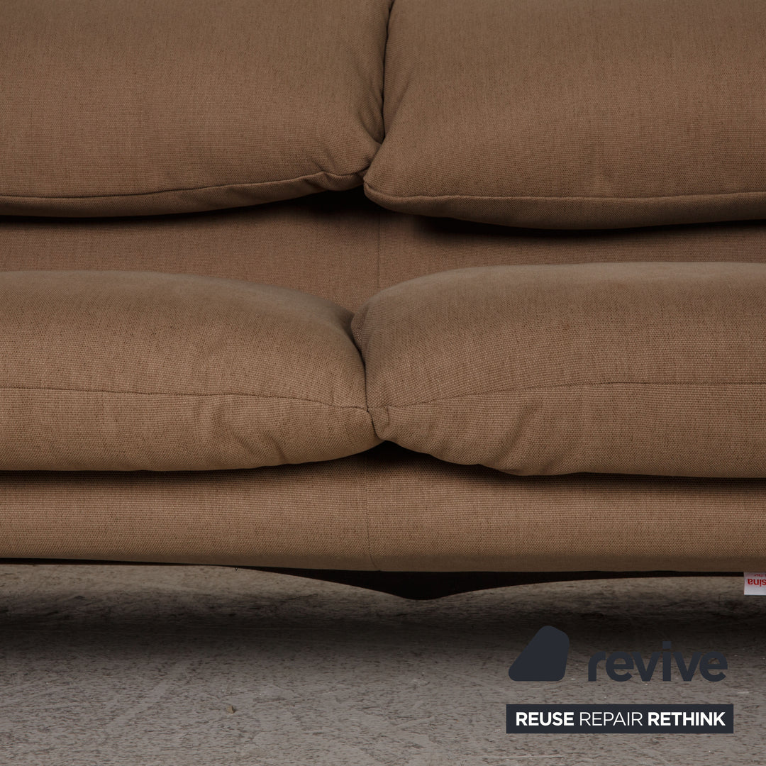 Cassina Maralunga fabric sofa beige three seater couch function