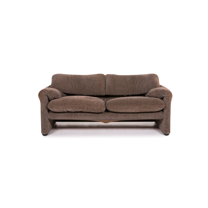 Cassina Maralunga Stoff Sofa Braun Funktion Couch 