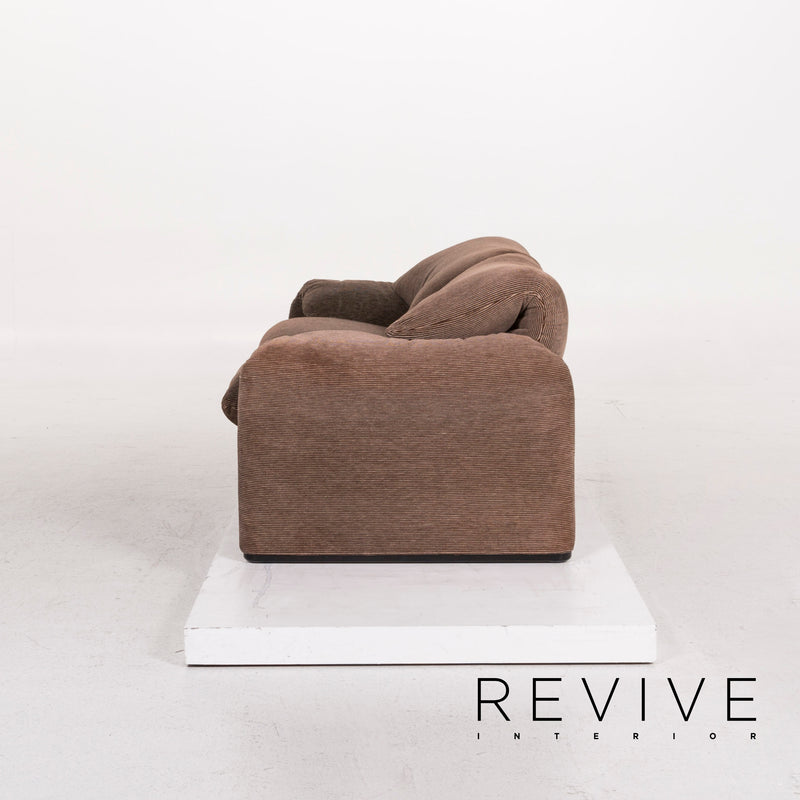 Cassina Maralunga Stoff Sofa Braun Funktion Couch 