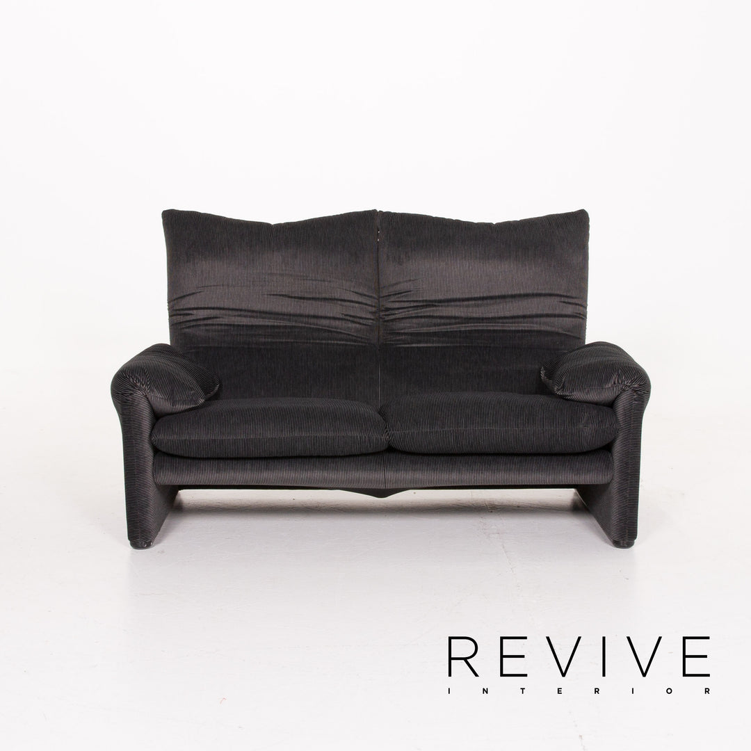 Cassina Maralunga ensemble de canapé en tissu gris deux places #14146