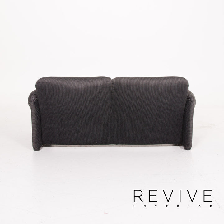 Cassina Maralunga ensemble de canapé en tissu gris deux places #14146