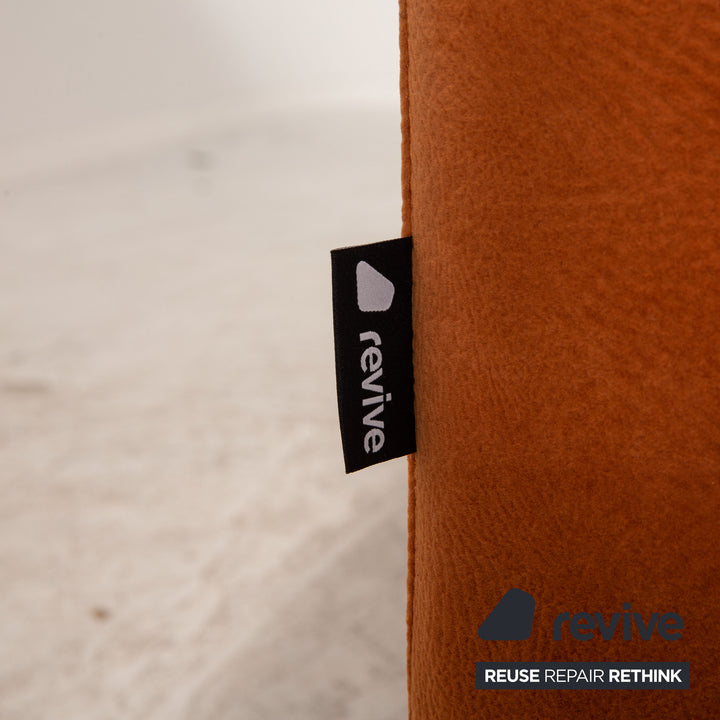 Cassina Met 250 canapé d'angle en tissu orange canapé nouvelle housse méridienne gauche