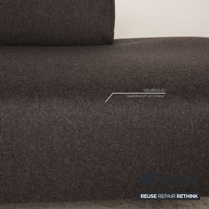 Cassina Met 250 Chaise Longue en Tissu Gris