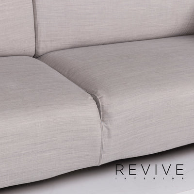 Cassina Met 250 Stoff Sofa Grau Dreisitzer Couch #12386