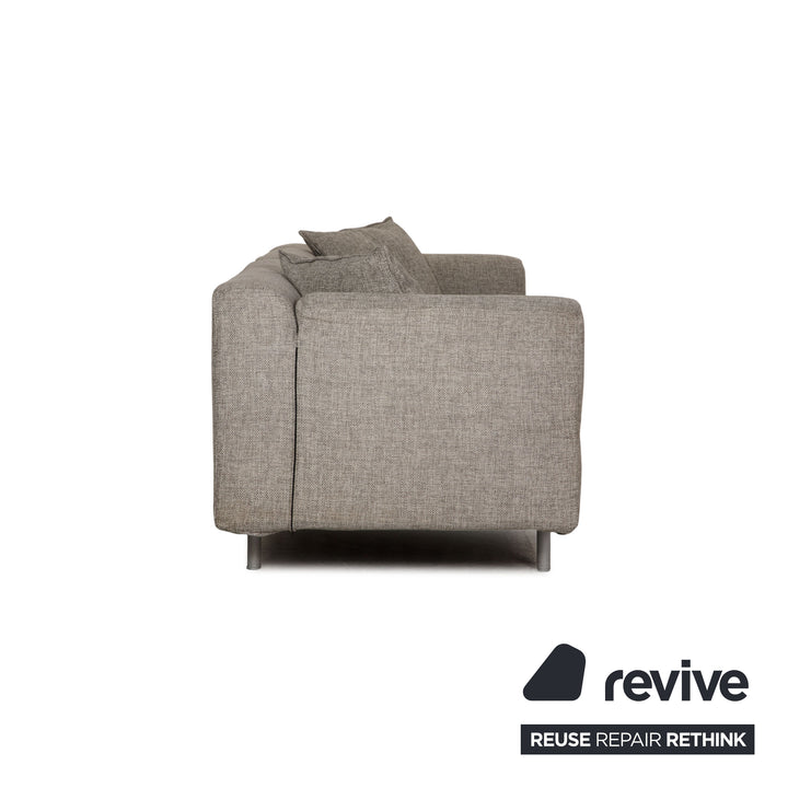 Canapé 3 places Cassina Met 250 en tissu gris