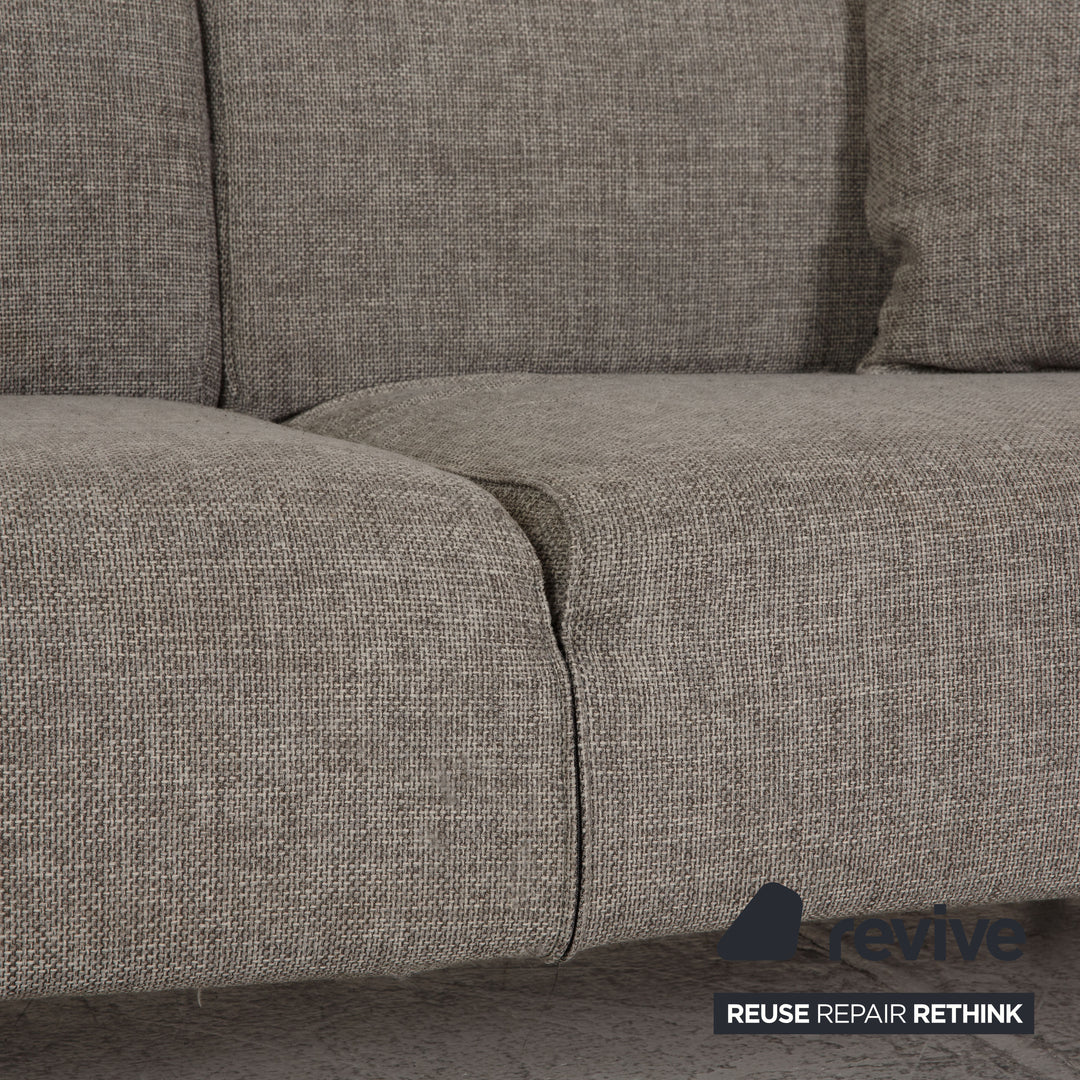 Canapé 3 places Cassina Met 250 en tissu gris