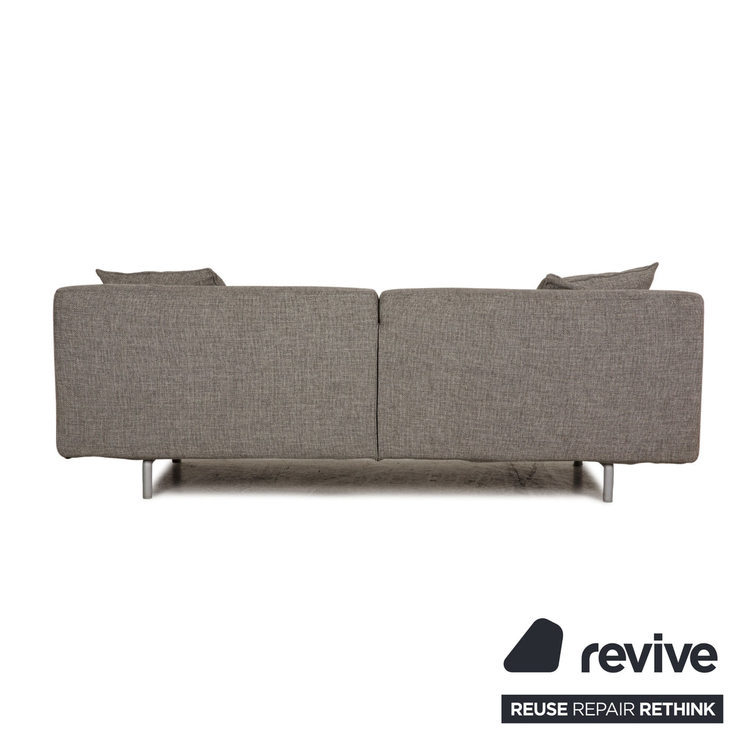 Canapé 3 places Cassina Met 250 en tissu gris