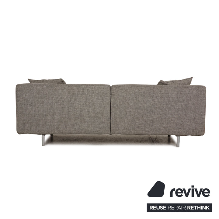 Canapé 3 places Cassina Met 250 en tissu gris
