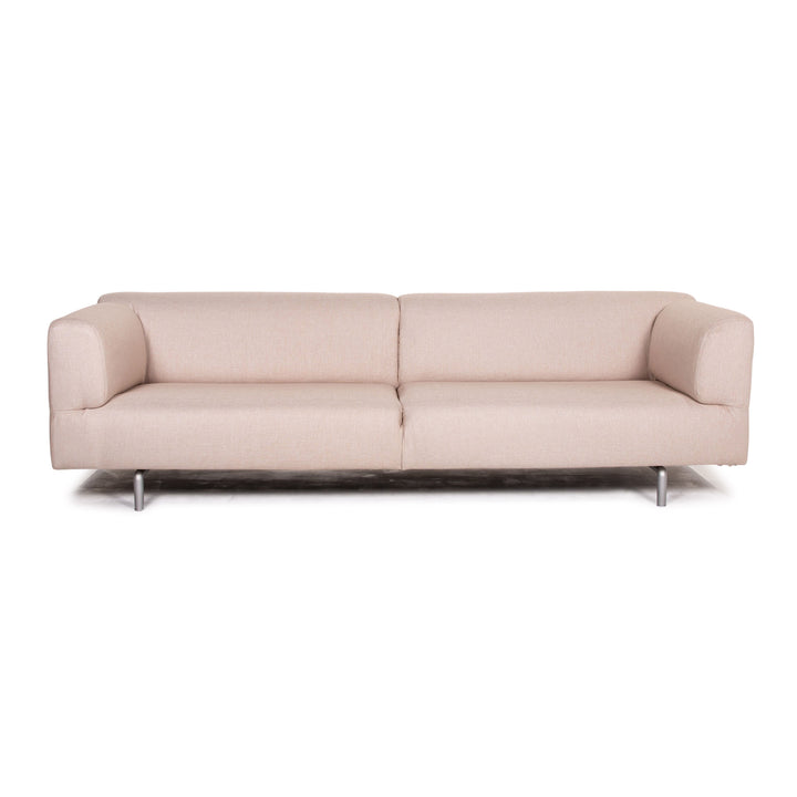Cassina Met Stoff Sofa Creme Perlmutt Rosa Dreisitzer Couch #13843