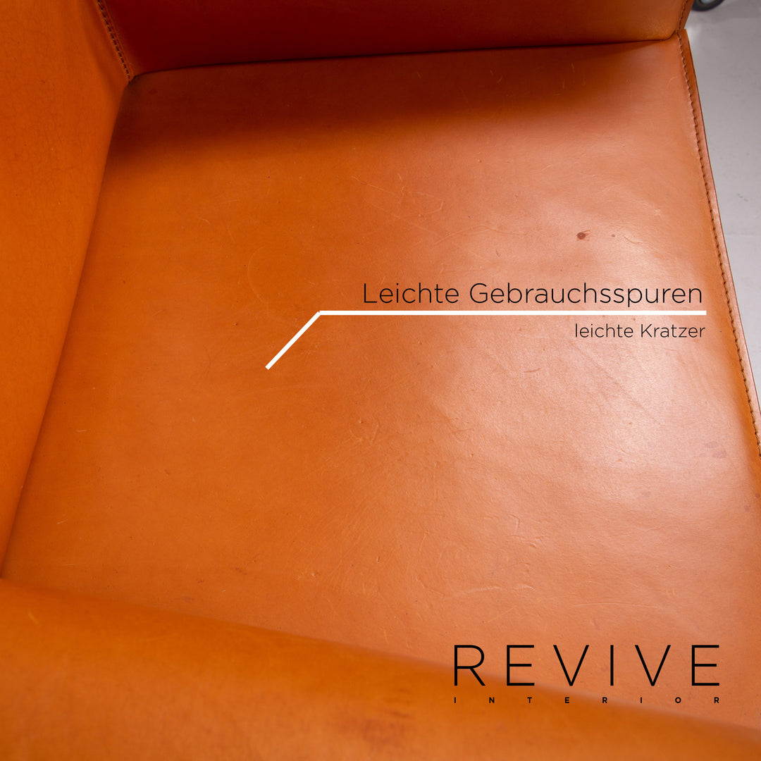 Cassina modèle 413 chaise en cuir cognac #13966
