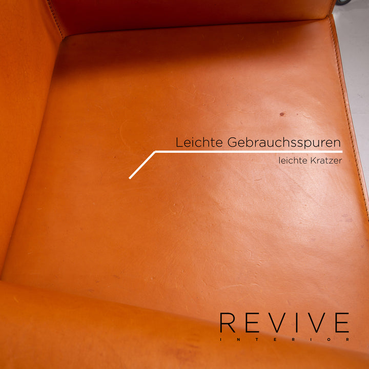Cassina modèle 413 chaise en cuir cognac #13966