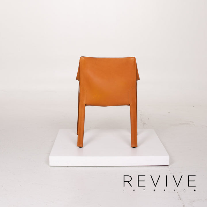 Cassina modèle 413 chaise en cuir cognac #13966