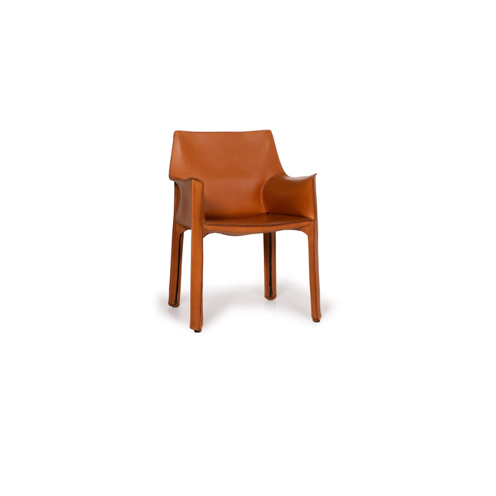 Cassina modèle 413 chaise en cuir cognac #13966