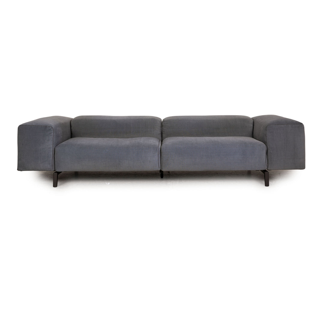 Cassina Scighera 204 Canapé trois places en tissu gris bleu