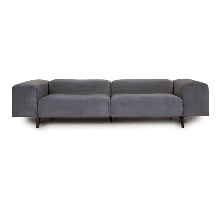 Cassina Scighera 204 Canapé trois places en tissu gris bleu