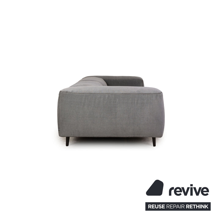 Cassina Scighera 204 Canapé trois places en tissu gris bleu
