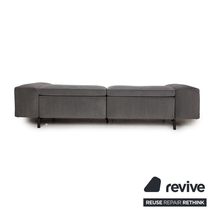 Cassina Scighera 204 Canapé trois places en tissu gris bleu
