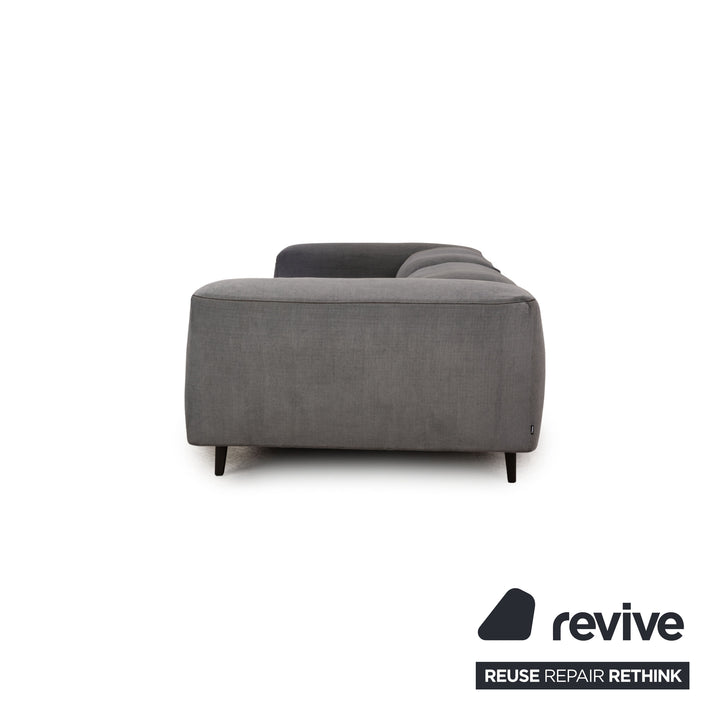 Cassina Scighera 204 Canapé trois places en tissu gris bleu