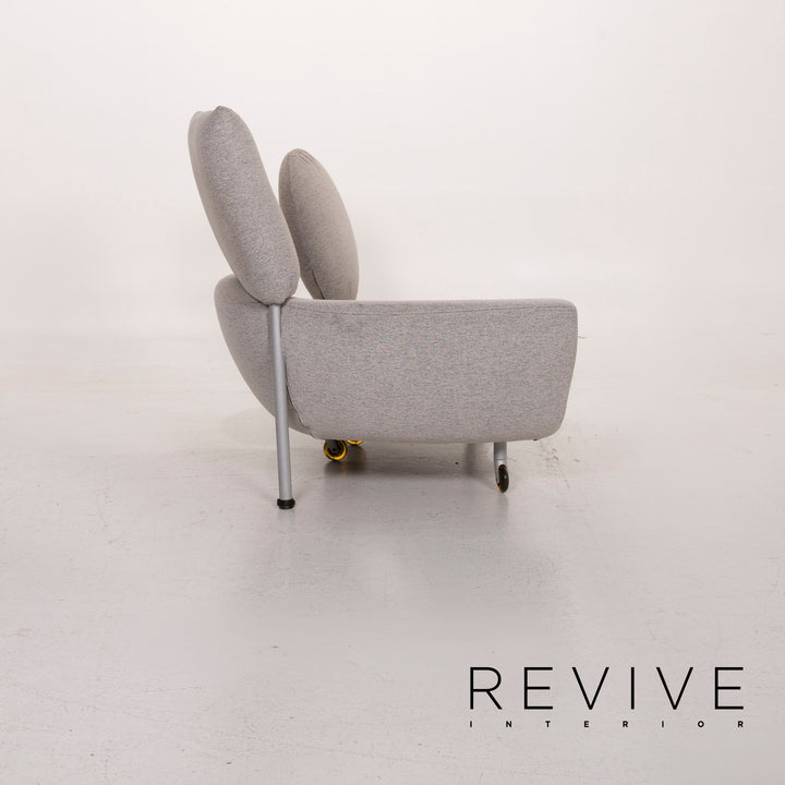 Cassina Topkapi canapé en tissu gris fonction deux places chaise longue de relaxation #15417