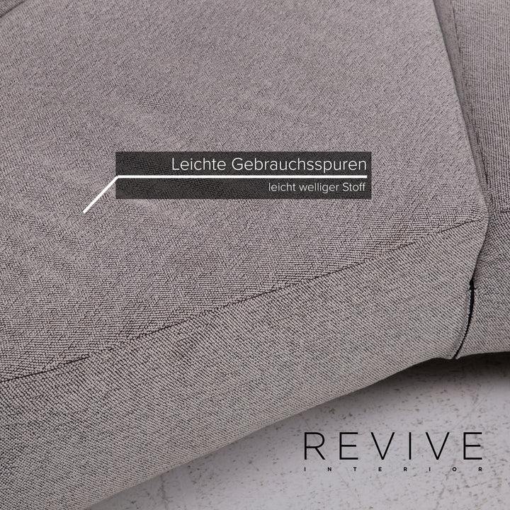 Cassina Topkapi canapé en tissu gris fonction deux places chaise longue de relaxation #15417