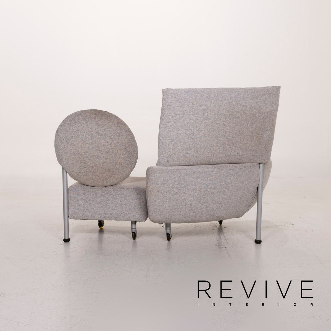 Cassina Topkapi canapé en tissu gris fonction deux places chaise longue de relaxation #15417