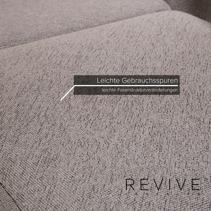 Cassina Topkapi canapé en tissu gris fonction deux places chaise longue de relaxation #15417