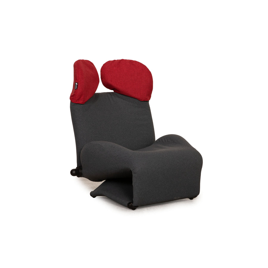 Cassina Wink Fabric Armchair Gray Function