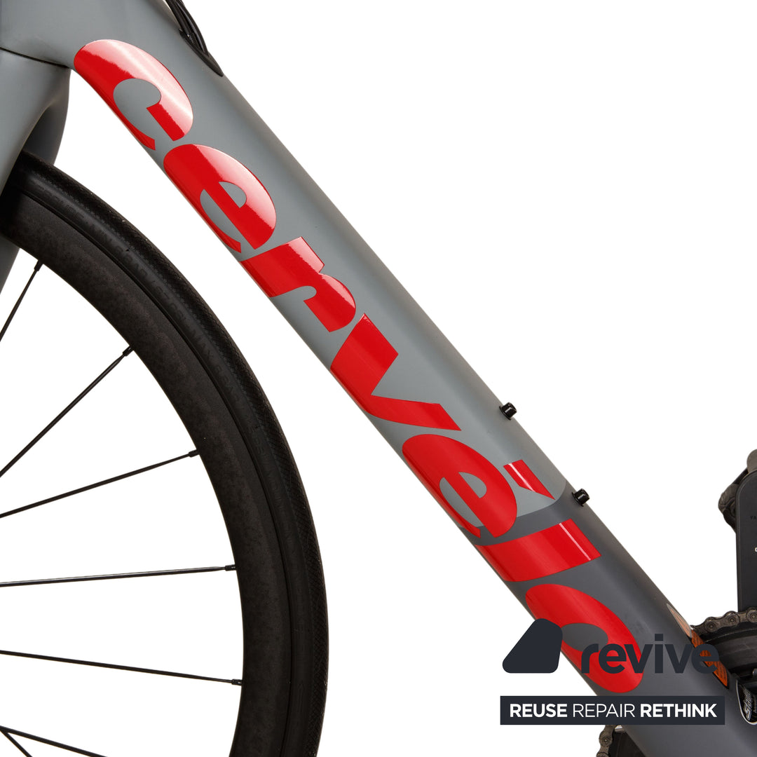 rennrad r Cervelo Rennrad R-Series Ultegra Disc 2021 Grau Carbon - 2. Hand
