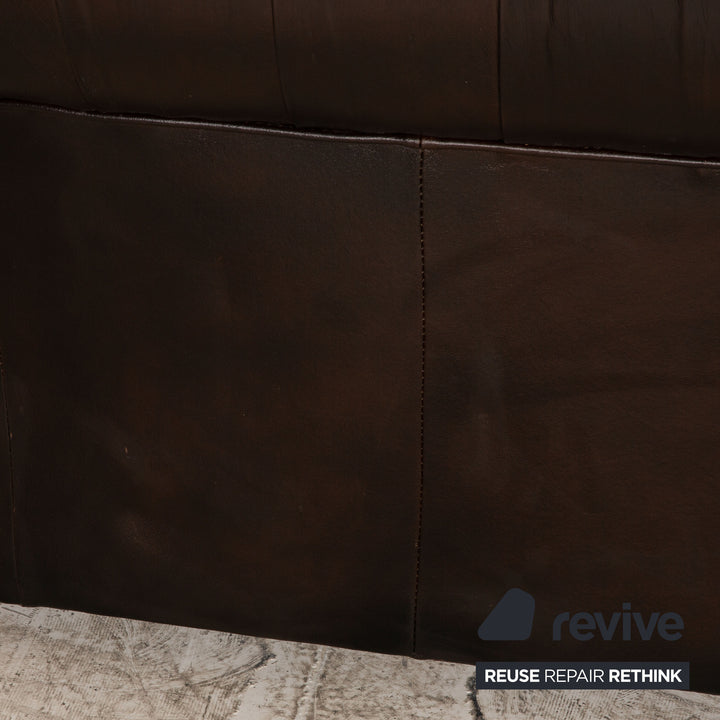 Centurion Chesterfield Leder Zweisitzer Braun Sofa Couch