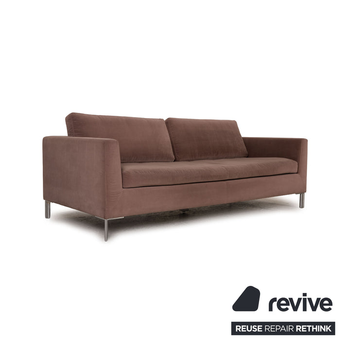 Christine Kröncke Byron Stoff Sofa Beige Dreisitzer Couch