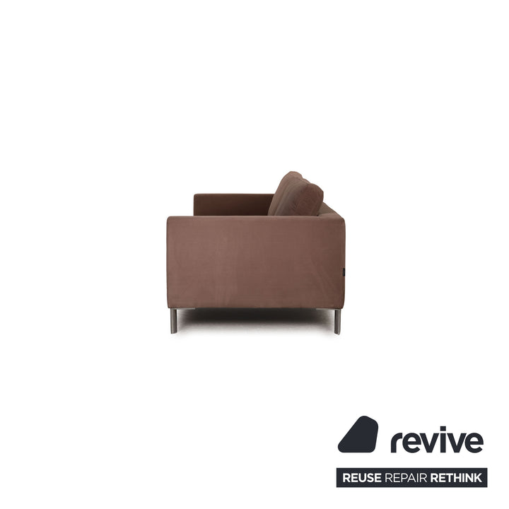 Christine Kröncke Byron Stoff Sofa Beige Dreisitzer Couch