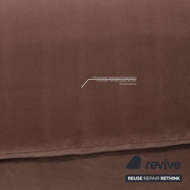 Christine Kröncke Byron Stoff Sofa Beige Dreisitzer Couch