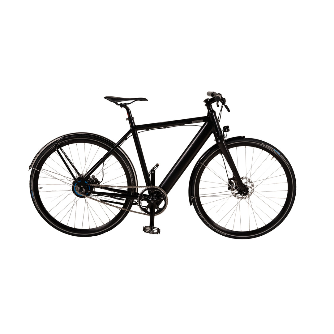 citybike schwarz Coboc E-City Bike Seven Vesterbro 2016 Schwarz Aluminium - 2. Hand
